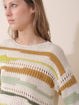 EA215 Crudo Striped Cotton Jumper