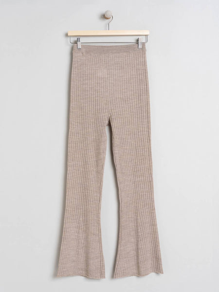 FS236 Ribbed Flares || Beige