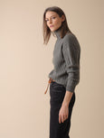 Recycled Turtleneck Sweater ||  Khaki
