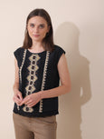 SK530 Santana Embroidered Top