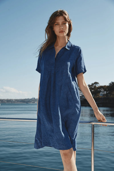 Tuxe Dress || Denim