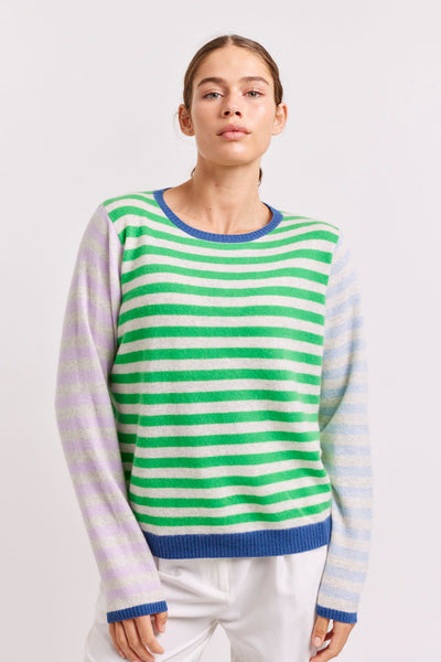 HENLEY SWEATER || Lime